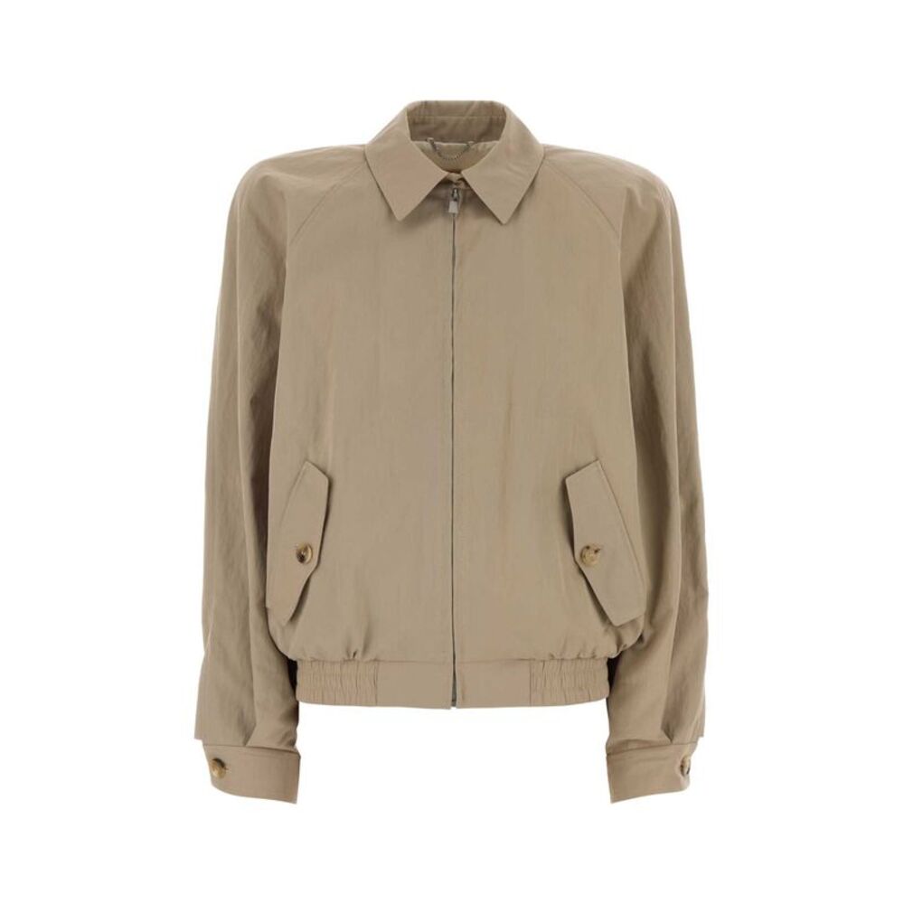 Magda Butrym Women Beige Cotton Blend Bomber Jacket